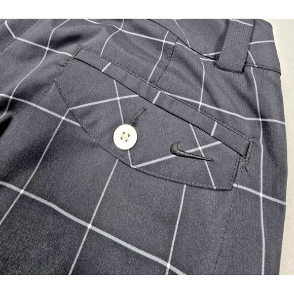 Nike Golf Dri-FIT Women’s Capri Pants Size 2 Black Striped Quick-Dry Sporty - Picture 11 of 16